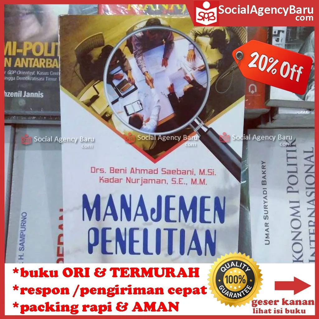 Manajemen Penelitian - Beni Ahmad Saebani