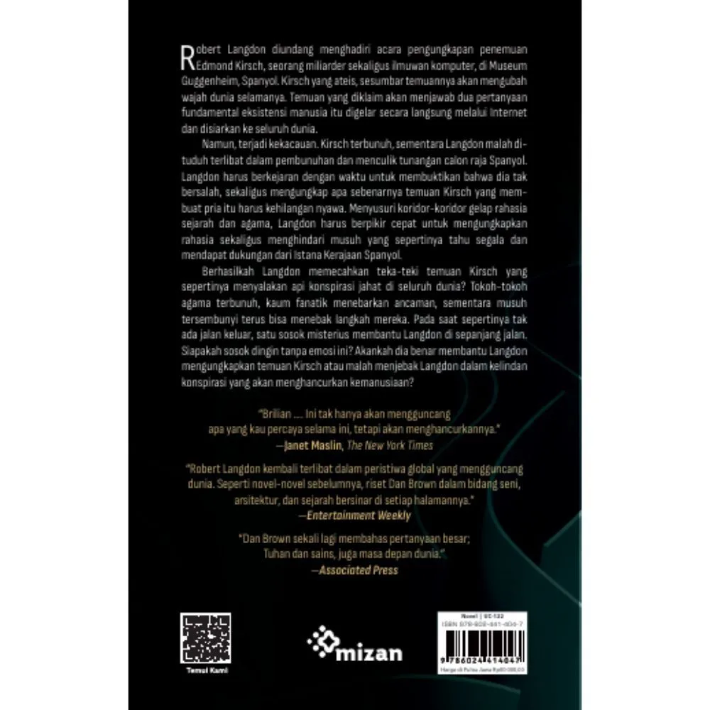 Novel Origin - Dan Brown