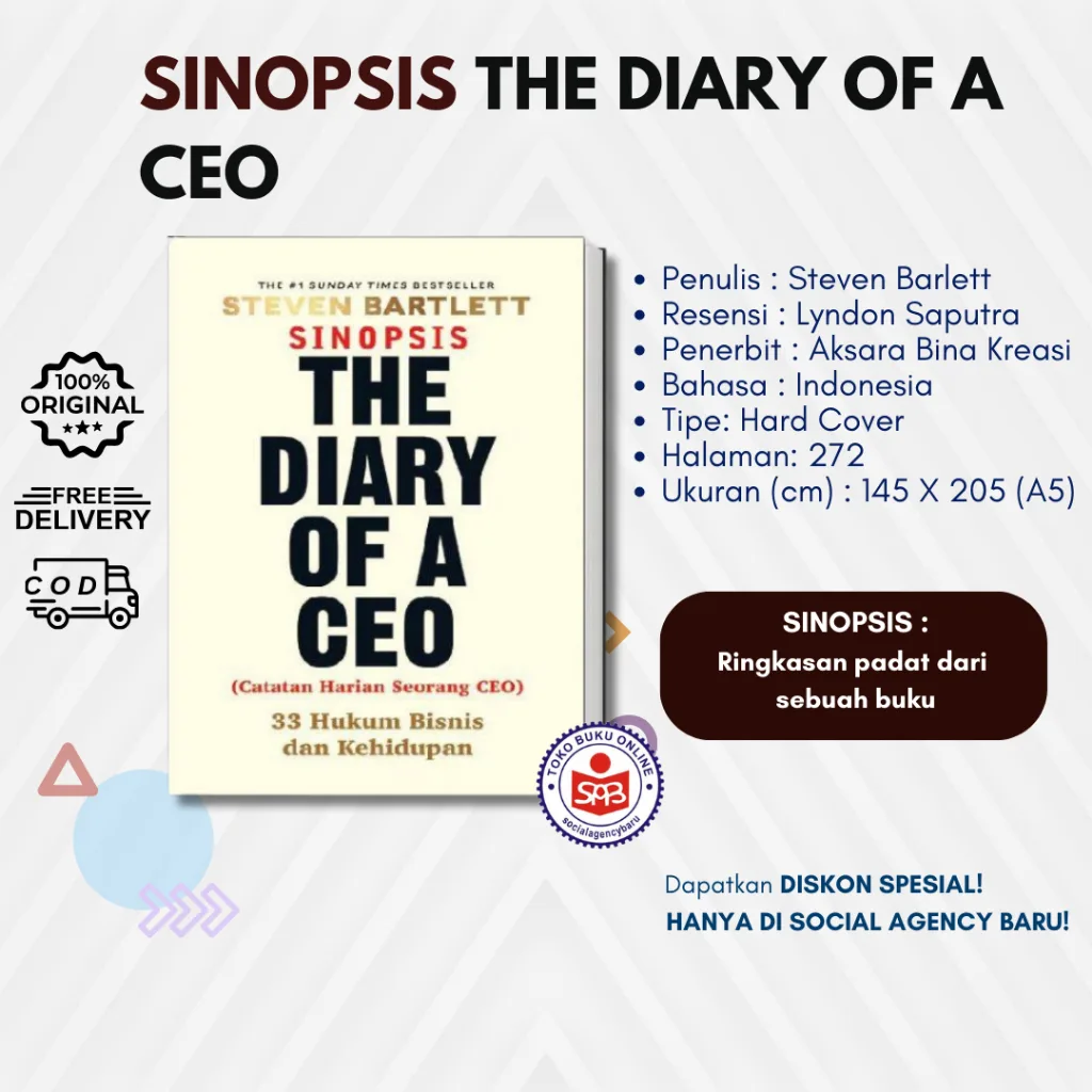 The Diary Of A CEO Catatan Harian Seorang CEO - Steven Bartlett