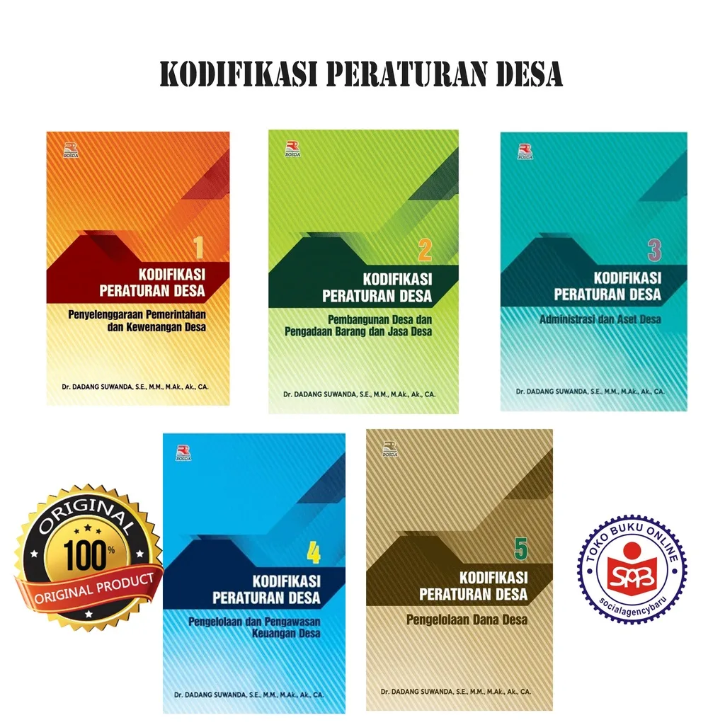 Kodifikasi Peraturan Desa Paket 5 buku - Dadang Suwanda