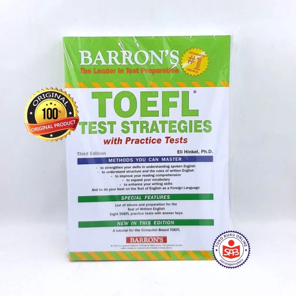 Barrons TOEFL Test Strategies with Practice Tests - Third Edition