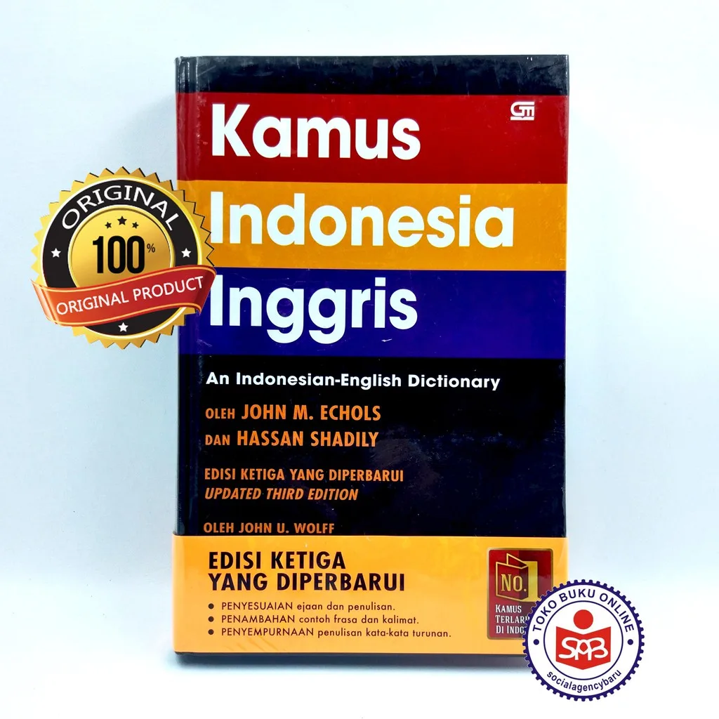Kamus Indonesia Inggris HARDCOVER - John M. Echols