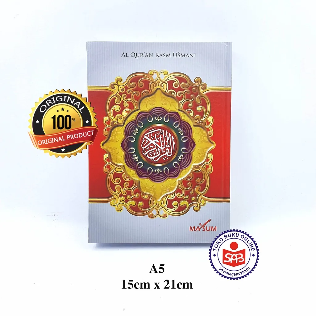 Al-Quran Murah Al Quran Wakaf Utsmani Tanggung A5 15x21 cm - MASUM