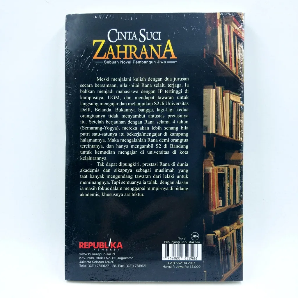 Cinta Suci Zahrana Sebuah Novel Pembangun Jiwa - Habiburahman El Shirazy